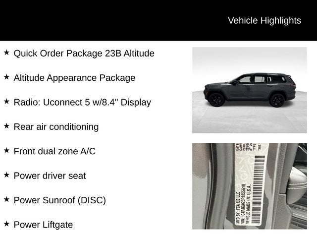 2023 Jeep Grand Cherokee L Altitude