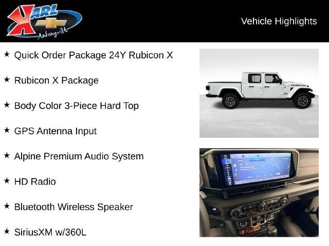 2024 Jeep Gladiator Rubicon X