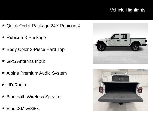 2024 Jeep Gladiator Rubicon X