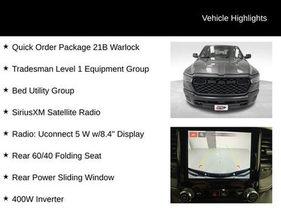 2025 RAM 1500 Warlock Crew Cab 4x4 5'7" Box