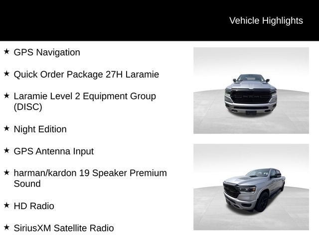 2021 RAM 1500 Laramie Crew Cab 4x4 5'7" Box