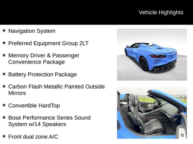 2023 Chevrolet Corvette Stingray 2LT