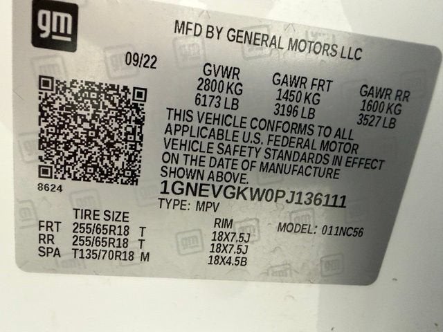 2023 Chevrolet Traverse LT Cloth