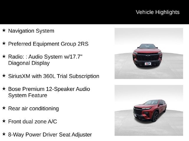2027 Chevrolet Traverse RS