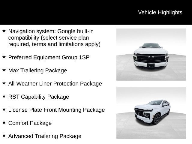 2026 Chevrolet Tahoe RST