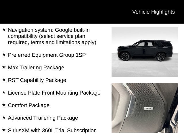 2026 Chevrolet Tahoe RST