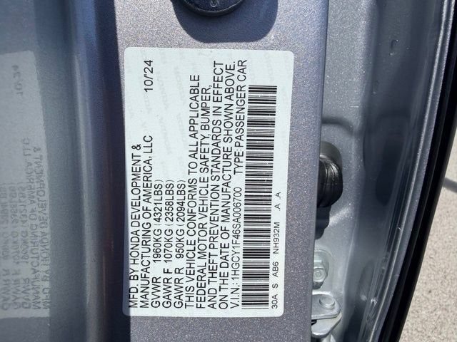 2025 Honda Accord Sedan SE