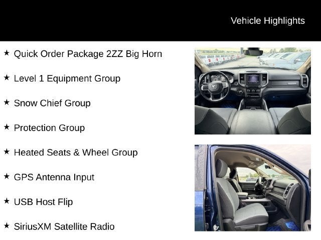 2020 RAM 2500 Big Horn Crew Cab 4x4 6'4" Box