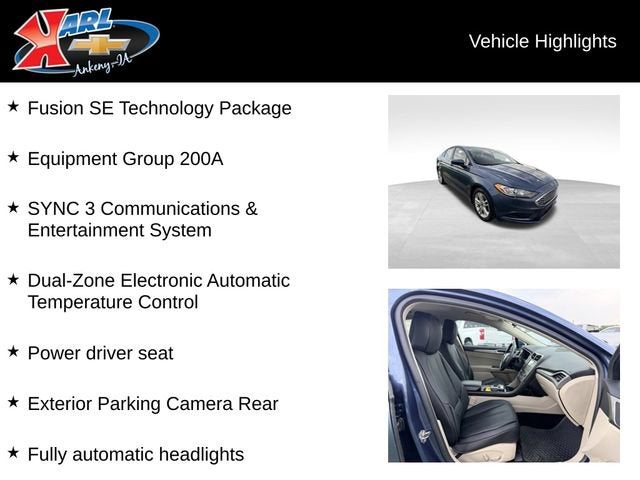 2018 Ford Fusion SE