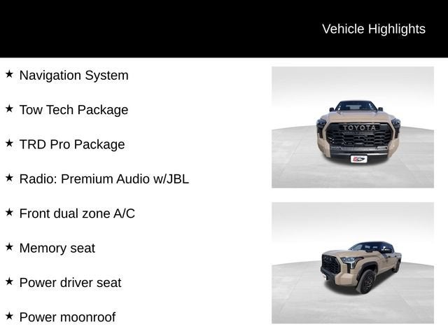 2025 Toyota Tundra Hybrid TRD Pro Hybrid CrewMax 5.5' Bed