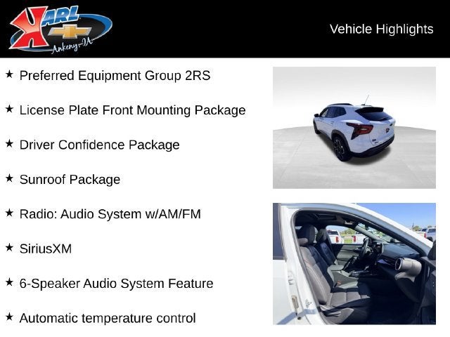 2024 Chevrolet Trax 2RS