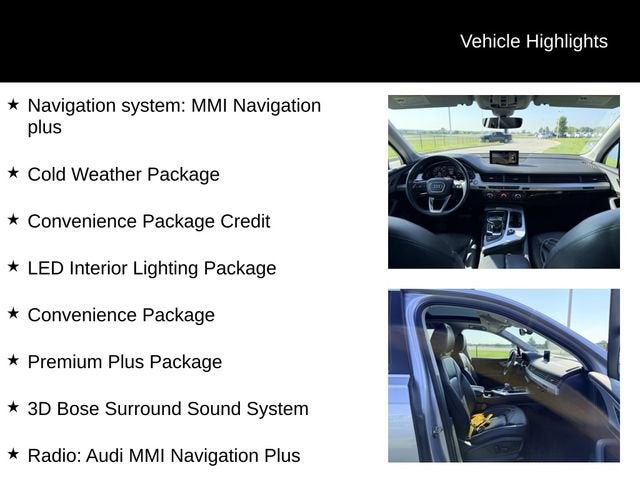 2019 Audi Q7 Premium Plus