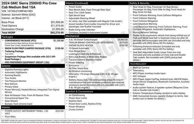 2024 GMC Sierra 2500 HD Pro