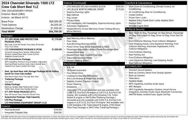 2024 Chevrolet Silverado 1500 LTZ