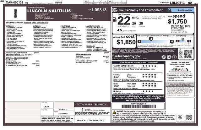 2020 Lincoln Nautilus Reserve