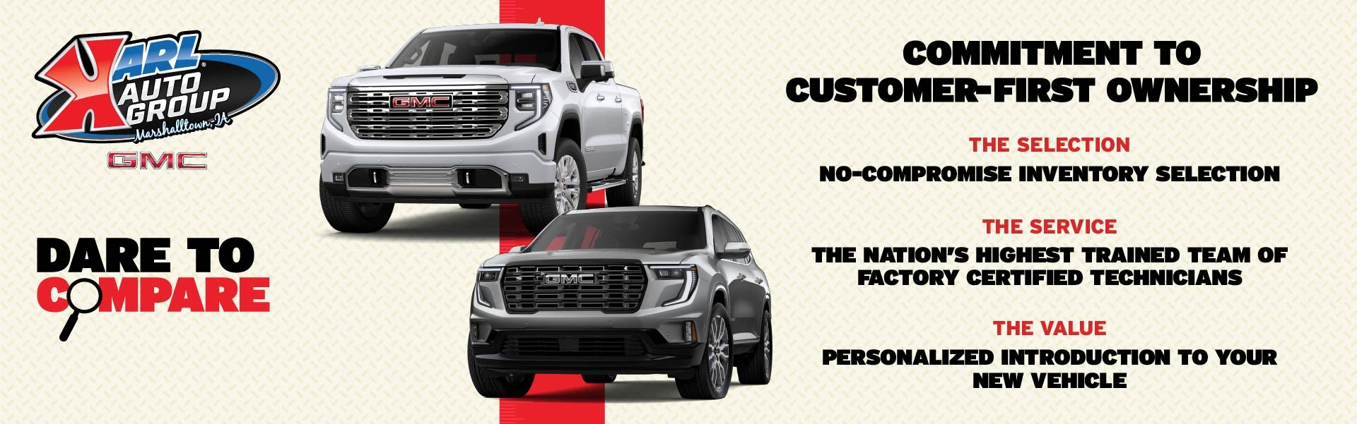 Receive huge discounts on a new GMC at Karl GMC of Marshalltown
