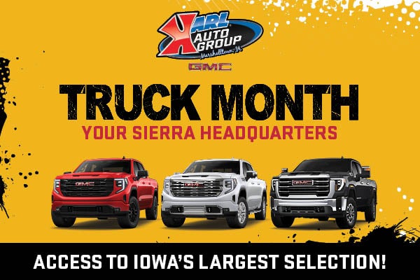 It's Truck Month at Karl GMC of Marshalltown